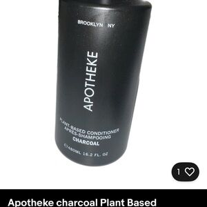 Apotheke charcoal Plant Based Conditioner Apres-Shampooing. 16.2fl Oz